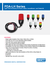 Thumbnail of document Manual - PDA-LH Series Light / Horns